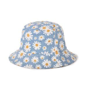 David & Young - Daisy Printed Bucket Hat - Blue